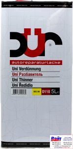 Купити D110, DUR Uni Verdünnung, Універсальний розріджувач, 5,0л - Vait.ua