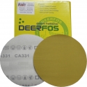 Круг абразивний Deerfos GOLD VELCRO, D150mm, без отворів P240