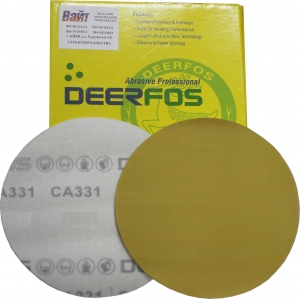 Купити Круг абразивний Deerfos GOLD VELCRO, D150mm, без отворів P100 - Vait.ua