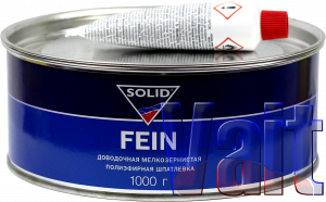 Купить Доводочная мелкозернистая полиэфирная шпатлевка Solid Fein, 1кг - Vait.ua