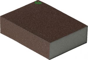 Купити Четырехсторонний абразивный блок Flexifoam Red Block ZF, 98x69x26мм, P80 - Vait.ua