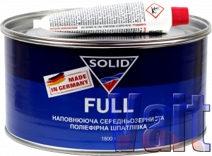 Купити Шпаклівка наповнювача середньозерниста поліефірна Solid Full, 1,8 кг - Vait.ua