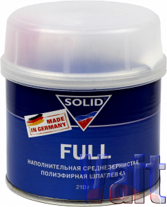 Купити Шпаклівка наповнювача середньозерниста поліефірна Solid Full, 0,21 кг - Vait.ua