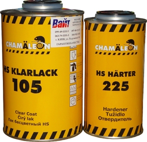 Купити Безбарвний лак HS Clarlack Chamaleon 105 (1л) із затверджувачем 225 (0,5л) - Vait.ua
