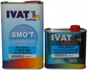 2К акриловый лак Ivat TOM'S MS ANTISCRATCH 2:1 KKT.4000.I (1л) + отвердитель FK9.0004.E (0,5л)