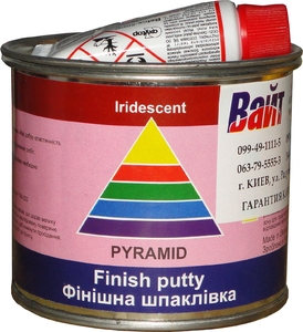 Купити Шпаклівка фінішна Iridescent Pyramid STANDART FINISH PUTTY, 0,25 кг - Vait.ua