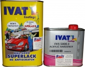 2К акриловый лак Ivat HS Antiscratch KKL.5000 (1л) + отвердитель FK9.5000 (0,5л)