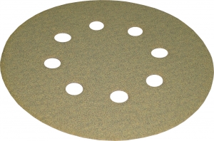 Купити Абразивний диск для сухого шліфування KAEF, діаметр 125 мм (8 отворів), P150 - Vait.ua