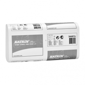 Купити Katrin 34401 Рушники паперові Plus One stop L 3 (90 серветок) - Vait.ua