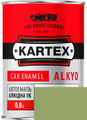 KR-ЛЗ_325 _0.8, KARTEX, Синтетична однокомпонентна автоемаль 325 Липа зелена, 0,8л