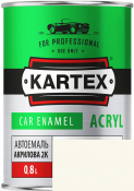 KR-201_ACRIL_0.8, KARTEX, Эмаль 2К акриловая 0,8л в комплекте с активатором 0,4л, комплект 1,2л