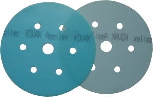 Купити Круг для матування KOVAX SUPER ASSILEX SKY (блакитний), D152mm, 7 отворів, P500 - Vait.ua