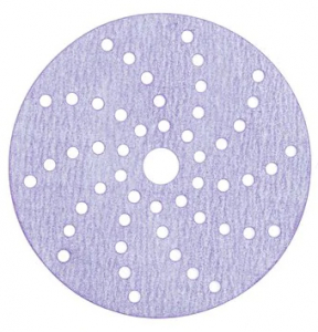 Купити 50527 Мультидирочний пурпурний абразивний диск 3M Hookit 734U, діам. 150 мм, конфіг. LD051A, Р180 - Vait.ua