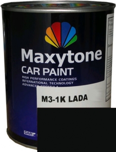 Купити 601 Акрилова автоемаль Maxytone 2К Acryl Autolack "Чорний" в комплекті з затверджувачем - Vait.ua