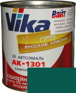 Купити Морська хвиля Акрилова автоемаль Vika АК-1301 "Морська хвиля" (0,85 кг) в комплекті зі стандартним затверджувачем 1301 (0,21 кг) - Vait.ua