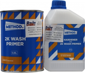 Купити 2K Wash Primer Method Протравлюючий ґрунт + затверджувач, 0,8 л + 0,4 л - Vait.ua