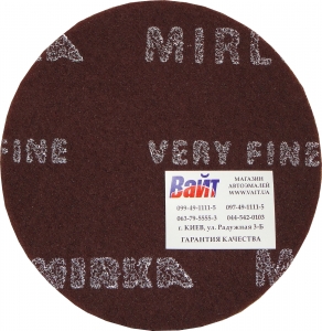 Купить Скотч-брайт MIRKA MIRLON (красный VF) для матованиня поверхности, диаметр150мм, P360 - Vait.ua