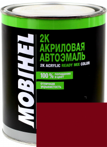 Купити 118 Емаль акрилова Helios Mobihel "Кармен" (0,75л) в комплекті з затверджувачем 9900 (0,375л) - Vait.ua