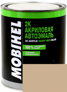 Купити 236 Емаль акрилова Helios Mobihel "Бежевий" (0,75л) в комплекті з затверджувачем 9900 (0,375л) - Vait.ua