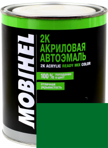 Купити 564 Емаль акрилова Helios Mobihel "Кіпаріс" (1л) в комплекті з затверджувачем 9900 (0,5л) - Vait.ua