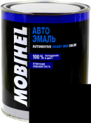 000 Алкидная однокомпонентная автоэмаль Mobihel "Черный матовый", 1л