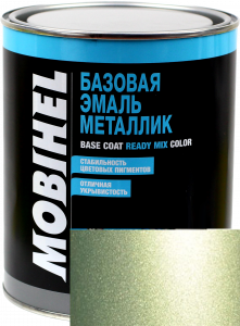 Купити 345 Автоемаль базова "металік" Helios Mobihel "Оливкова", 1л - Vait.ua
