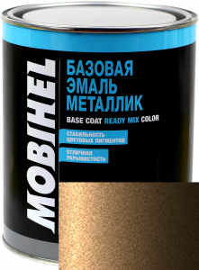 Купити 399 Автоемаль базова "металік" Helios Mobihel "Тютюн", 1л - Vait.ua