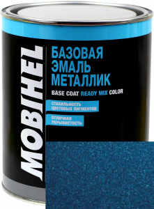 Купити 50343 Автоемаль базова "металік" Helios Mobihel "Синя", 1л - Vait.ua
