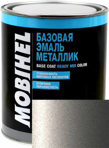 Купити 626 Автоемаль базова "металік" Helios Mobihel "Мокрий асфальт", 1л - Vait.ua