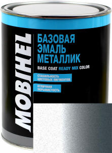 Купити 640 Автоемаль базова "металік" Helios Mobihel "Срібляста", 1л - Vait.ua