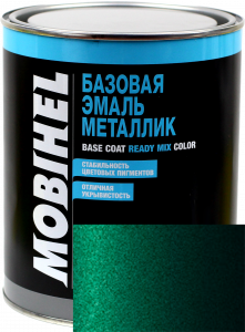 Купити 963 Автоемаль базова "металік" Helios Mobihel "Зелена", 1л - Vait.ua