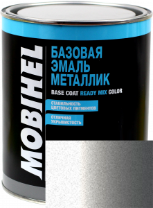 Купити 92U Автоемаль базова "металік" Helios Mobihel "Poly silver", 1л - Vait.ua