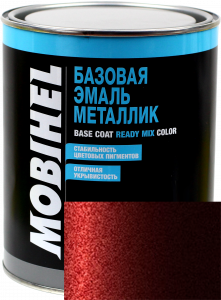 Купити 192 Автоемаль базова "металік" Helios Mobihel "Портвейн", 1л - Vait.ua