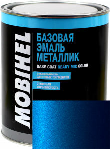 Купити 412 Автоемаль базова "металік" Helios Mobihel "Регата", 1л - Vait.ua