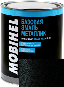 Купити 651 Автоемаль базова "металік" Helios Mobihel "Чорний трюфель", 1л - Vait.ua