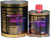MOBIHEL Universal DTM Primer Filler 3:1, Універсальний ґрунт наповнювач чорний, 1л з затверджувачем 700 0,33л