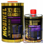2К HS Акриловий лак Mobihel 2:1 FG стійкий до дряпання "anti scratch" (1л) + затверджувач 8100 (0,5л)