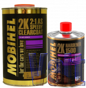 2К MS Акриловый лак Mobihel "speedy" (быстрый) antiscratch (1л) + отвердитель 1500 (0,5л)