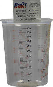 Купити Склянка пластикова мірна NCPro 600мл, без кришки - Vait.ua