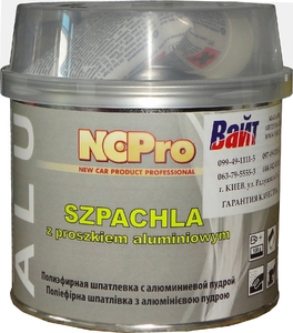 Купить Шпатлевка полиэфирная с алюминиевой пудрой ALU NCPro, 0,75кг - Vait.ua