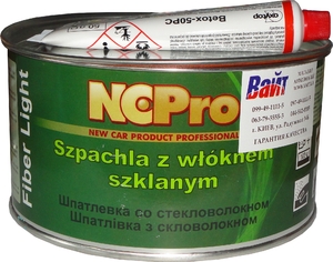 Купити Шпаклівка полегшена зі скловолокном FIBER LIGHT NCPro, 1,2 кг - Vait.ua