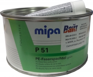 Купити Шпаклівка зі скловолокном MIPA P51 green, 1,8 кг - Vait.ua