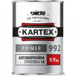 992109_new, KARTEX, Однокомпонентний антикорозійний нітро ґрунт 992 new, сірий, 0,9 кг