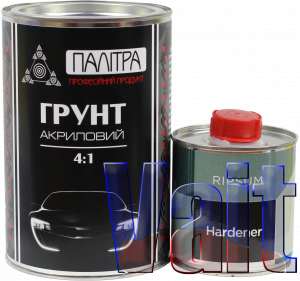 Купити Палітра Грунт, Грунт акриловий 4:1, + затверджувач, 1,0л + 0,25л, к-т - Vait.ua