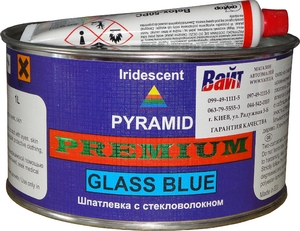 Купити Шпаклівка зі скловолокном Pyramid GLASS BLUE PREMIUM, 1л - Vait.ua