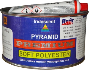 Купити Шпаклівка універсальна м'яка Pyramid PREMIUM SOFT POLYESTER, 1,75 кг - Vait.ua