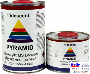 Купити 2К акриловий лак Pyramid MS LACQUER (1л) + затверджувач (0,5л) - Vait.ua