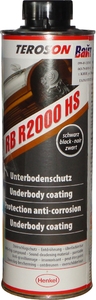 Купити Антигравійне покриття на каучуковій основі Teroson RB R2000 HS (рідкі підкрилки), 1л чорне - Vait.ua