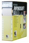 Абразивная бумага в рулоне на поролоне без перфорации INDASA RHYNOSOFT rhynalox plus line (Плюс линия), 115мм x 25м, P240