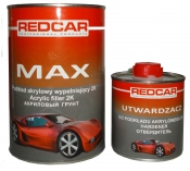Грунт акриловый 5+1 HS Red Car MAX POD, серый + отвердитель (комплект 1,4кг)